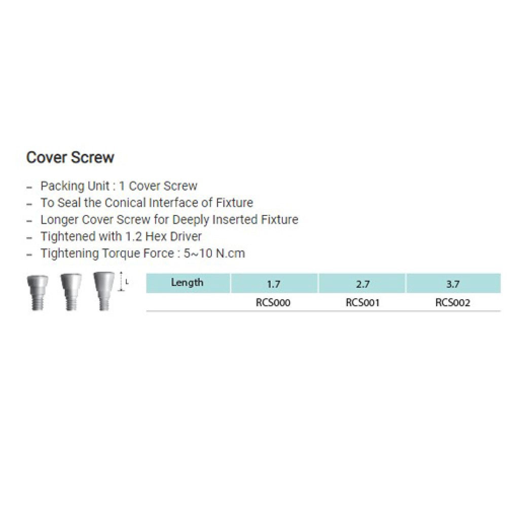 Cover Screw
