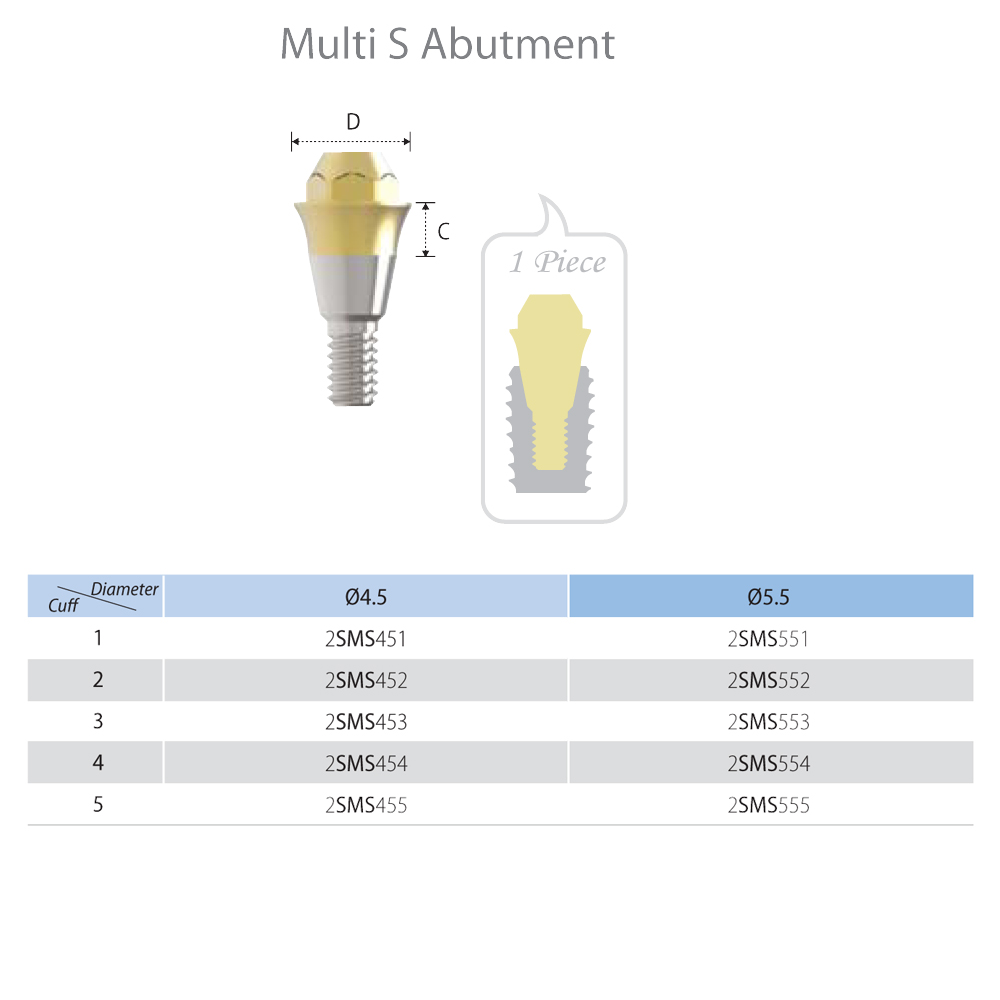 Multi S Abutment
